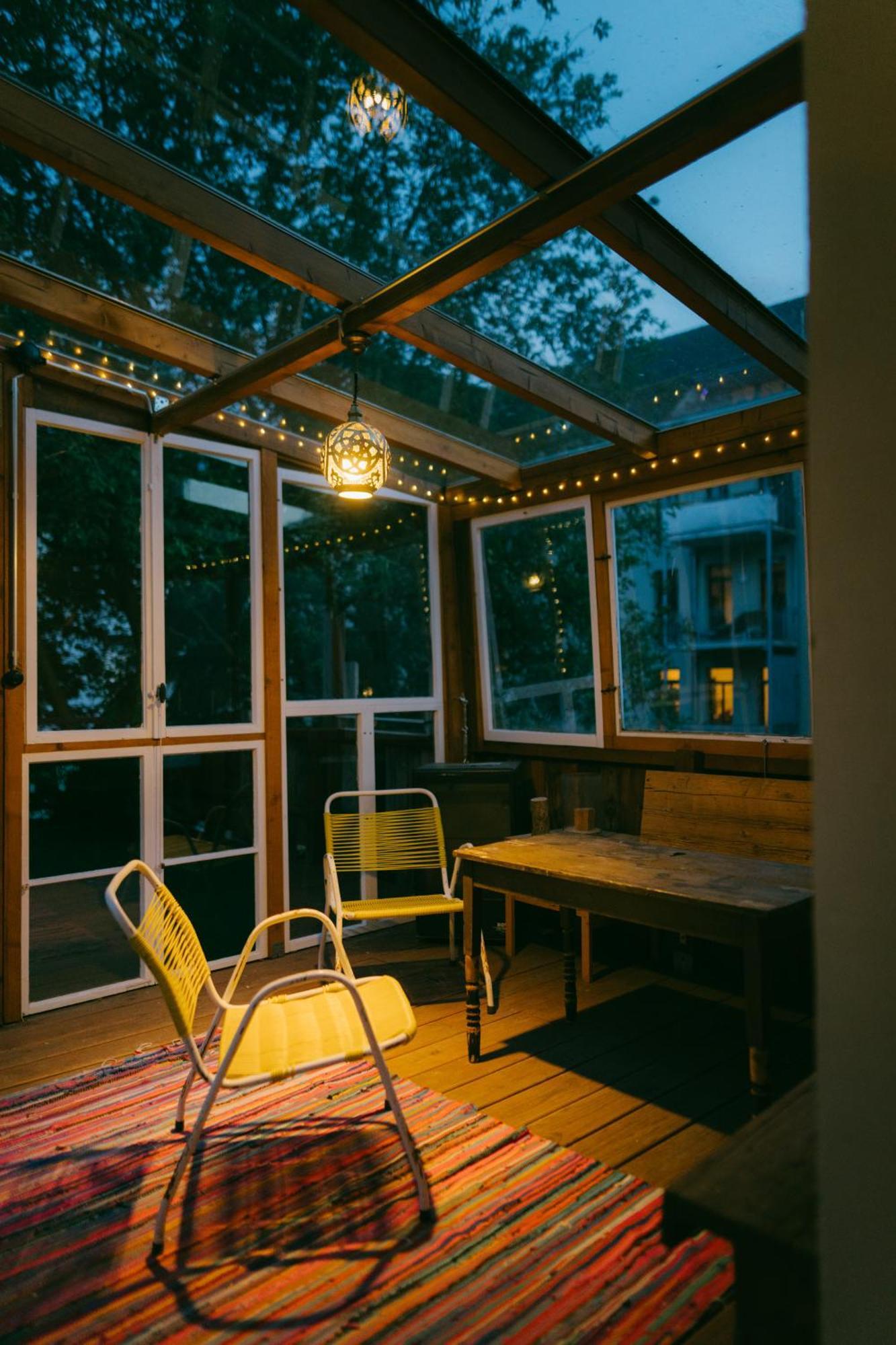 The Upholstery Tinyhouse Deluxe Eco Chalet Kreativ Citynah Chemnitz Buitenkant foto