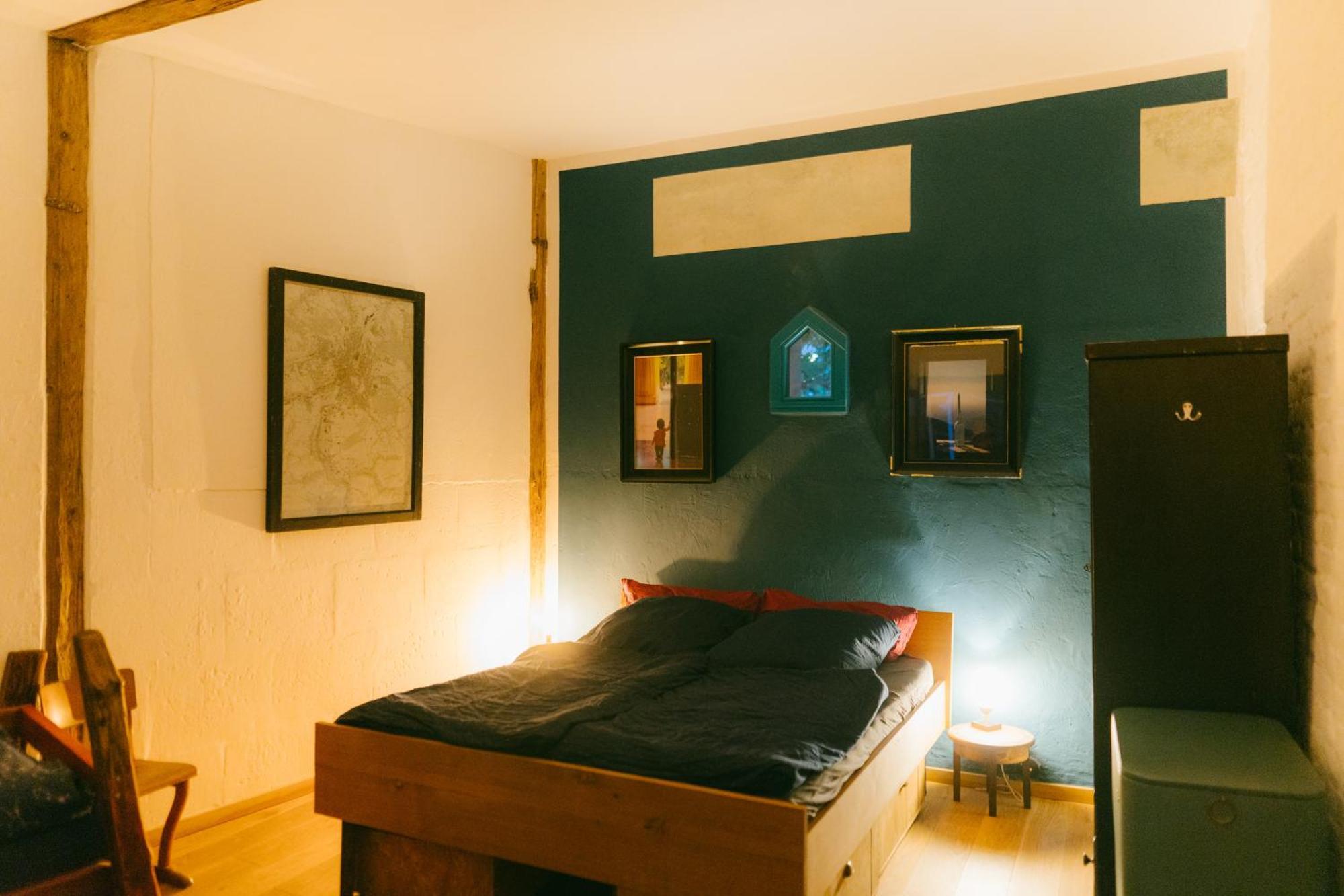 The Upholstery Tinyhouse Deluxe Eco Chalet Kreativ Citynah Chemnitz Buitenkant foto