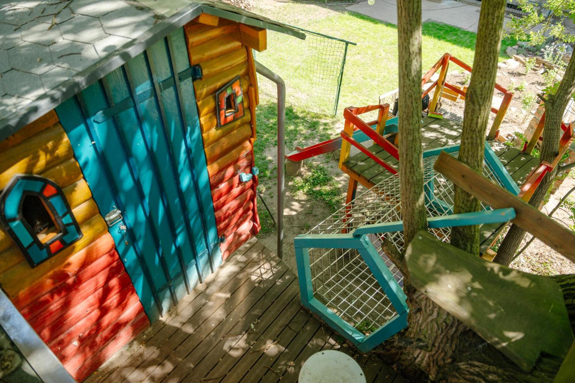 The Upholstery Tinyhouse Deluxe Eco Chalet Kreativ Citynah Chemnitz Buitenkant foto
