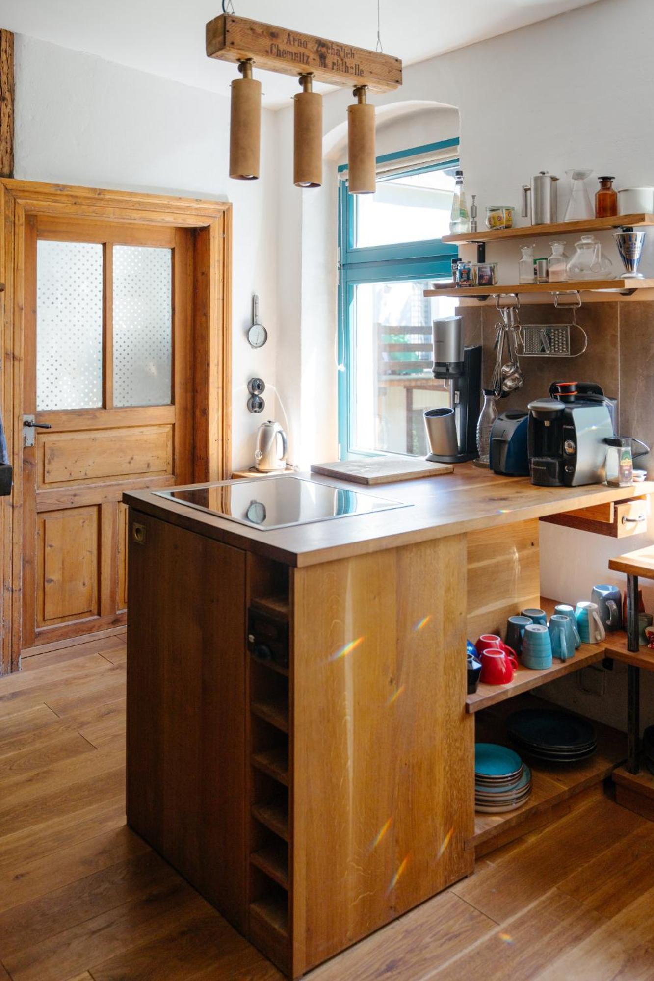 The Upholstery Tinyhouse Deluxe Eco Chalet Kreativ Citynah Chemnitz Buitenkant foto